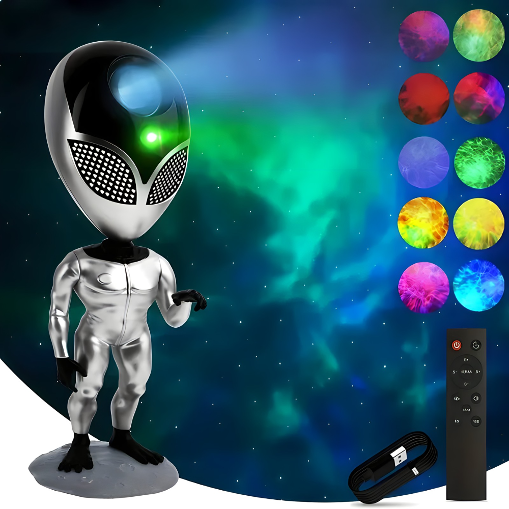 Galaxy projektor - Alien lampa za zvezdano nebo