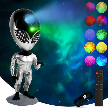 Galaxy projektor - Alien lampa za zvezdano nebo