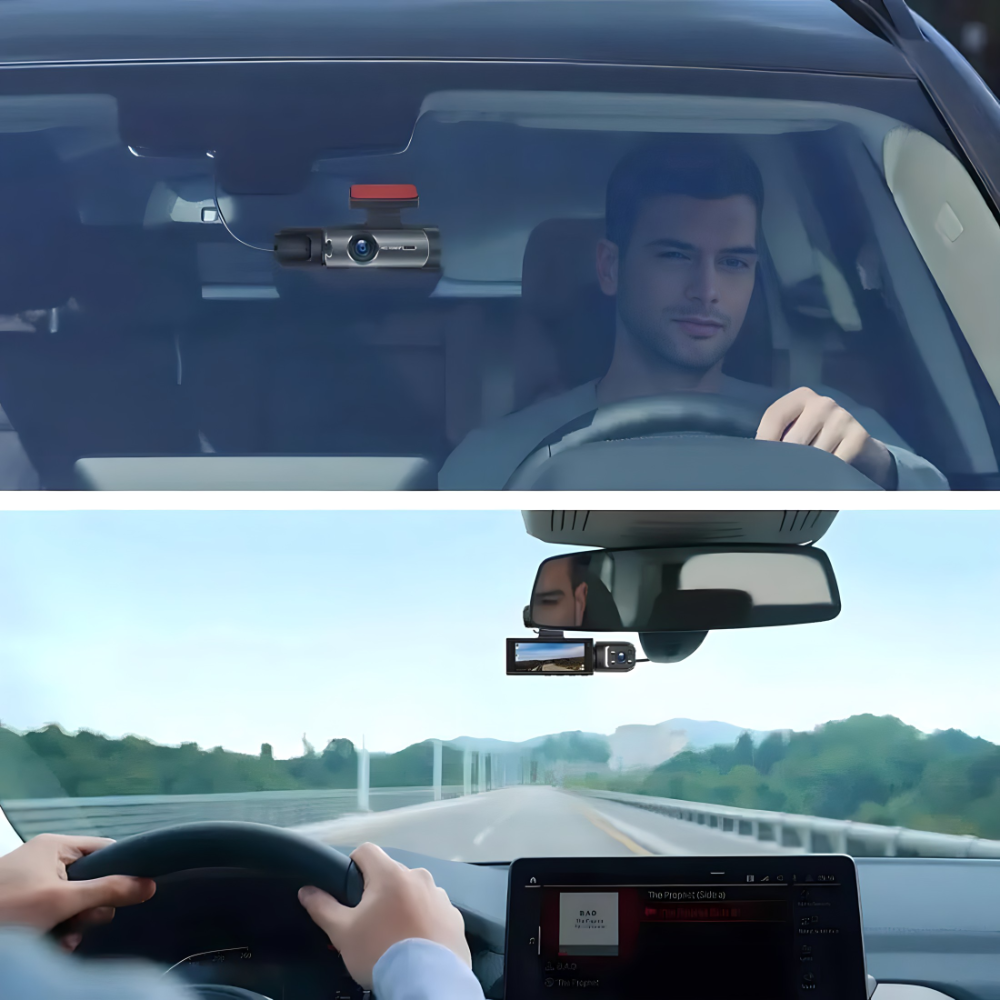 Auto kamera za snimanje vožnje napred i unutra