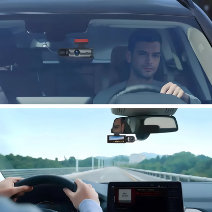 Auto kamera za snimanje vožnje napred i unutra